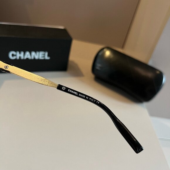 Chanel Bijou Sunglasses size 55□18 Color Black W - Picture 5 of 6
